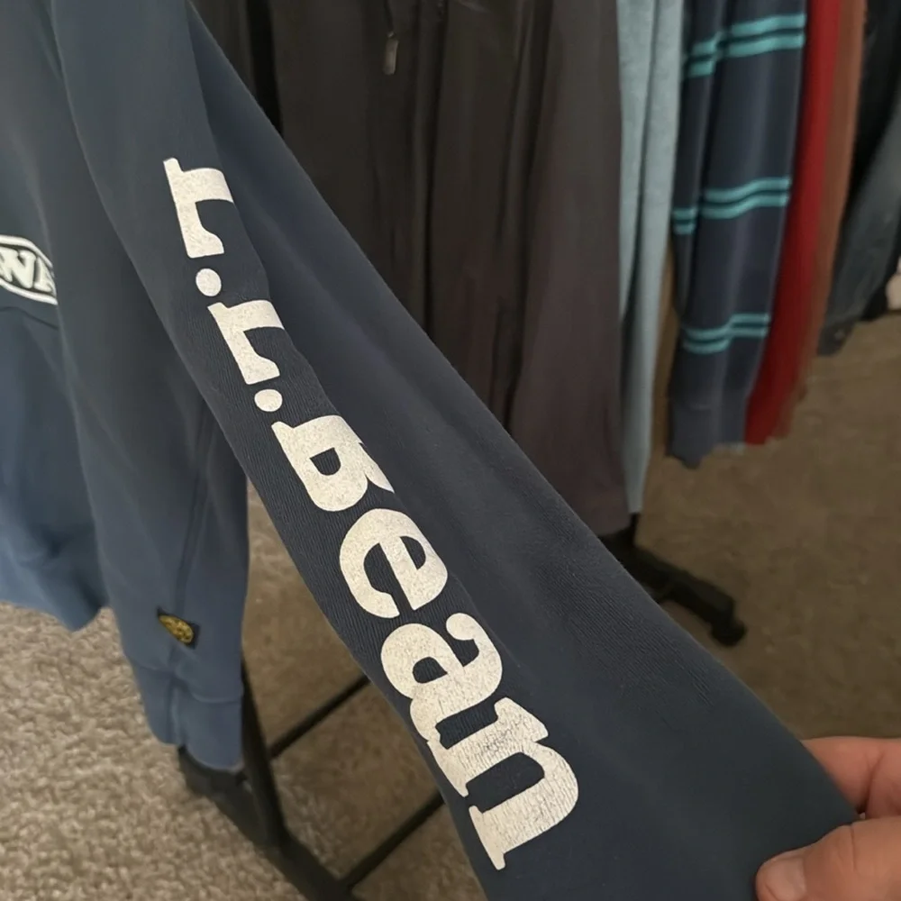 L.L. Bean Blue Graphic Sweatshirt - Picture 3 of 8